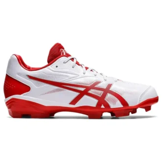 Star Shine III honkbalschoenen met spikes “Wit Rood”