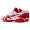 Star Shine III honkbalschoenen met spikes “Wit Rood”