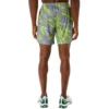 Suminigashi-motiefprint 7IN-short “Grey Green”