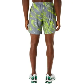 Suminigashi-motiefprint 7IN-short “Grey Green”