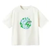 T-shirt met Earth-thema-logo “White”
