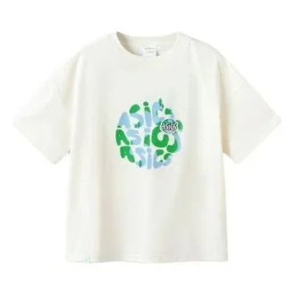 T-shirt met Earth-thema-logo “White”