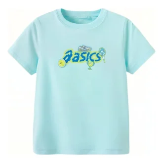 T-shirt met grafisch logo “Sky Blue”