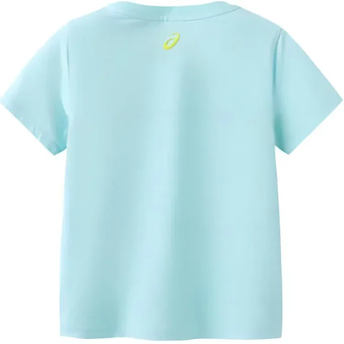 T-shirt met grafisch logo “Sky Blue”