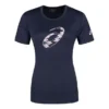 T-shirt met korte mouwen en spiraalprint Aziatische maten “Midnight”