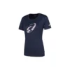 T-shirt met korte mouwen en spiraalprint Aziatische maten “Midnight”