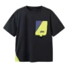 T-shirt met logo-opgestikte zak “Black”