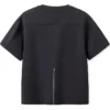 T-shirt met logo-opgestikte zak “Black”