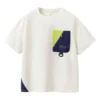T-shirt met logo-opgestikte zak “White”