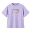 T-shirt met logo-print “Purple”