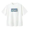 T-shirt met logo-print “White Blue”