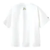 T-shirt met logo-print “White Blue”