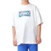 T-shirt met logo-print “White Blue”
