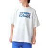 T-shirt met logo-print “White Blue”