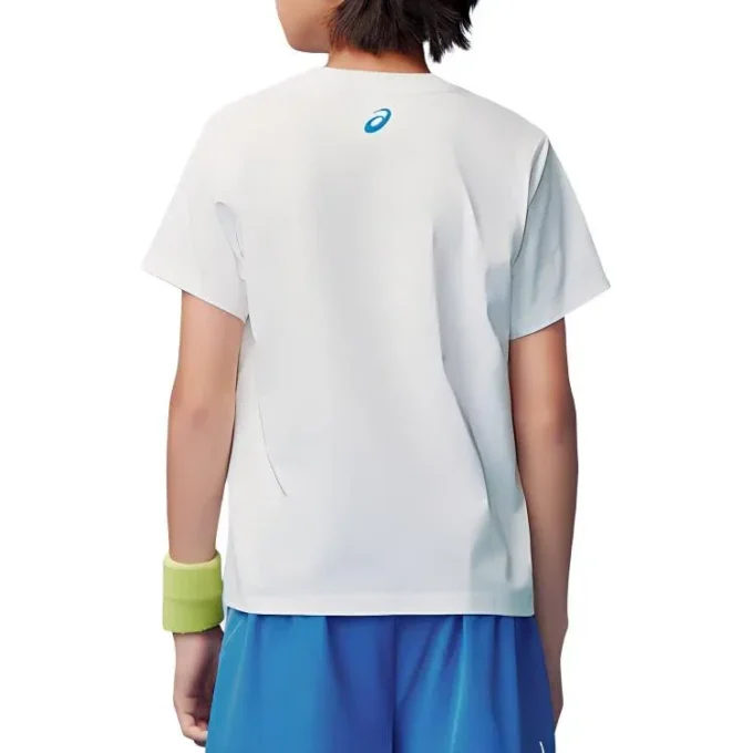 T-shirt met meerdere logo’s “White”