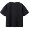 T-shirt met meerdere logo’s “Zwart”