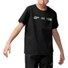T-shirt met meerdere logo’s “Zwart”