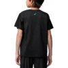 T-shirt met meerdere logo’s “Zwart”