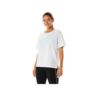 Training Core Relaxed T-shirt met print “White”