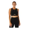 Trainingsbeha met mesh-panelen “Black”