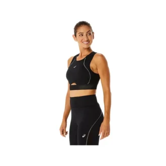 Trainingsbeha met mesh-panelen “Black”