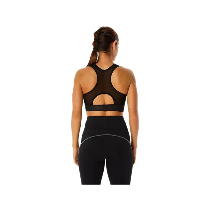 Trainingsbeha met mesh-panelen “Black”