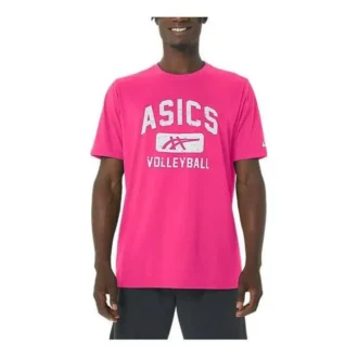 Volleybal T-shirt met print “Hot Pink”