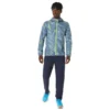 Waterafstotend geweven jasje met print “Blue Green”