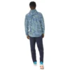 Waterafstotend geweven jasje met print “Blue Green”