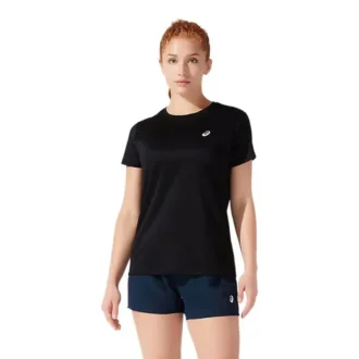 Zilveren T-shirt met korte mouwen “Performance Black”