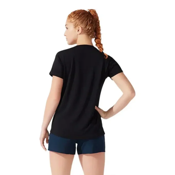 Zilveren T-shirt met korte mouwen “Performance Black”