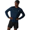 Zilveren T-shirt met lange mouwen “French Blue”