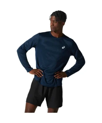Zilveren T-shirt met lange mouwen “French Blue”