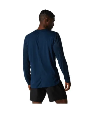 Zilveren T-shirt met lange mouwen “French Blue”