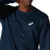 Zilveren T-shirt met lange mouwen “French Blue”